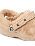 Crocs Чехли Classic Fur Sure 207303 Бежов - Pepit.bg