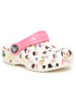 Crocs Чехли Classic Heart Print Clog K 207000 Бял - Pepit.bg