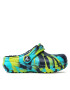 Crocs Чехли Classic Lined Marbled Clog K 207238 Зелен - Pepit.bg