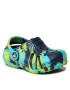 Crocs Чехли Classic Lined Marbled Clog K 207238 Зелен - Pepit.bg