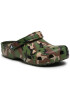 Crocs Чехли Classic Printed Camo Clog 206454 Зелен - Pepit.bg