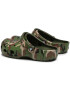 Crocs Чехли Classic Printed Camo Clog 206454 Зелен - Pepit.bg