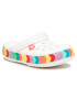 Crocs Чехли Crocband Chevron Beaded Clog K 207007 Бял - Pepit.bg