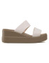 Crocs Чехли Brooklyn Mid Wedge 206219 Бежов - Pepit.bg