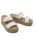 Crocs Чехли Brooklyn Mid Wedge 206219 Бежов - Pepit.bg
