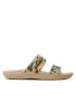 Crocs Чехли Classic Croc Printed 207559 Бежов - Pepit.bg