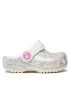 Crocs Чехли Classic Glitter Clog K 205441 Сребрист - Pepit.bg