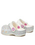 Crocs Чехли Classic Glitter Clog K 205441 Сребрист - Pepit.bg