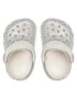 Crocs Чехли Classic Glitter Clog K 205441 Сребрист - Pepit.bg