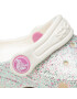 Crocs Чехли Classic Glitter Clog K 205441 Сребрист - Pepit.bg