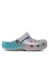 Crocs Чехли Classic Glitter Clog K 206993 Сребрист - Pepit.bg