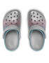 Crocs Чехли Classic Glitter Clog K 206993 Сребрист - Pepit.bg