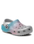 Crocs Чехли Classic Glitter Clog K 206993 Сребрист - Pepit.bg