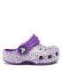 Crocs Чехли Classic Glitter Kids Clog T 206992 Виолетов - Pepit.bg