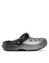 Crocs Чехли Classic Glitter Lined Clog 205842 Сребрист - Pepit.bg