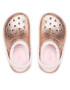 Crocs Чехли Classic Lined Glitter Clog K 207462 Златист - Pepit.bg