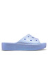 Crocs Чехли Classic Platform Glitter Slide 208233 Син - Pepit.bg