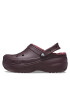 Crocs Чехли Classic Platform Lined Clog W 207938 Бордо - Pepit.bg