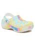 Crocs Чехли Classic Platform Tie Dye Graph Clgw 207151 Бял - Pepit.bg