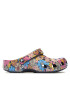 Crocs Чехли Classic Retro Floral Clog 208954 Тъмносин - Pepit.bg