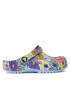 Crocs Чехли Classic Retro Floral Clog Kids 209059 Син - Pepit.bg