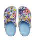 Crocs Чехли Classic Retro Floral Clog Kids 209059 Син - Pepit.bg