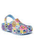 Crocs Чехли Classic Retro Floral Clog Kids 209059 Син - Pepit.bg