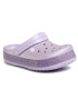 Crocs Чехли Crocband Glitter Clog K 205936 Виолетов - Pepit.bg