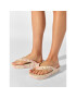 Crocs Джапанки Classic Platform Snake Print Flip W 208243 Бежов - Pepit.bg