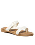 Crocs Джапанки Tulum Toe Poost Sandal W 206108 Бял - Pepit.bg