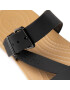 Crocs Джапанки Tulum Toe Post Sandal W 206108 Черен - Pepit.bg