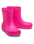 Crocs Гумени ботуши Classic Rain Boot 208363 Розов - Pepit.bg