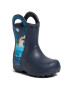 Crocs Гумени ботуши fl Shark Ptch Rain Boot B 206174 Тъмносин - Pepit.bg