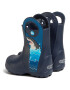 Crocs Гумени ботуши fl Shark Ptch Rain Boot B 206174 Тъмносин - Pepit.bg