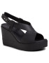 Crocs Сандали Brooklyn High Wedge W 206222 Черен - Pepit.bg