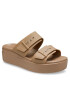 Crocs Сандали Brooklyn Low Wedge Sandal W 207431 Каки - Pepit.bg