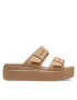 Crocs Сандали Brooklyn Low Wedge Sandal W 207431 Каки - Pepit.bg