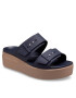 Crocs Сандали Brooklyn Low Wedge Sandal W 207431 Тъмносин - Pepit.bg