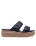 Crocs Сандали Brooklyn Low Wedge Sandal W 207431 Тъмносин - Pepit.bg