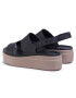 Crocs Сандали Brooklyn Low Wedge W 206453 Черен - Pepit.bg