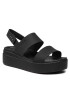 Crocs Сандали Brooklyn Low Wedge W 206453 Черен - Pepit.bg