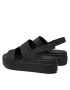 Crocs Сандали Brooklyn Low Wedge W 206453 Черен - Pepit.bg