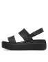 Crocs Сандали Brooklyn Low Wedge W 206453 Черен - Pepit.bg