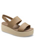 Crocs Сандали Brooklyn Low Wedge W 206453 Каки - Pepit.bg