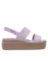 Crocs Сандали Brooklyn Low Wedge W 206453 Виолетов - Pepit.bg