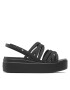 Crocs Сандали Brooklyn Strappy Lowwdgw 206751 Черен - Pepit.bg