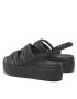 Crocs Сандали Brooklyn Strappy Lowwdgw 206751 Черен - Pepit.bg