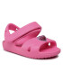 Crocs Сандали Classic Cross Strap Charm Sandal T 206947 Розов - Pepit.bg