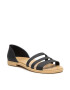 Crocs Сандали Tulum Open Flat W 206109 Черен - Pepit.bg