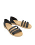 Crocs Сандали Tulum Open Flat W 206109 Черен - Pepit.bg